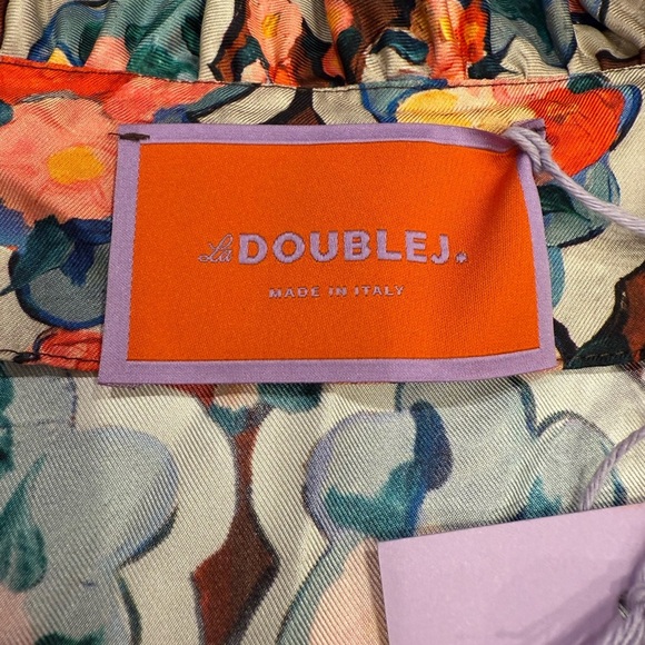 LA DoubleJ Long And Sassy Dress Size Large Matisse Silk NWT - Picture 4 of 15